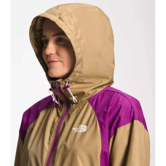 The North Face Women's Plus Hydrenaline Jacket 3X Beige Purple New With Tag - Picture 2 of 5